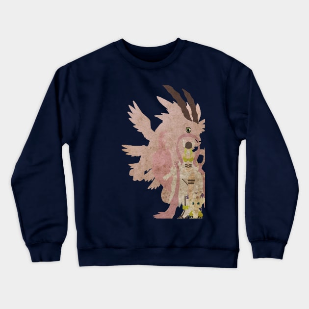 Gatomon digivolution Crewneck Sweatshirt by The darkcartoon